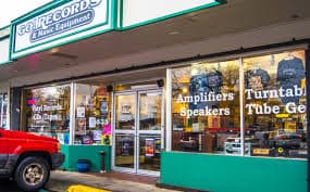 Go! Records Spokane storefront