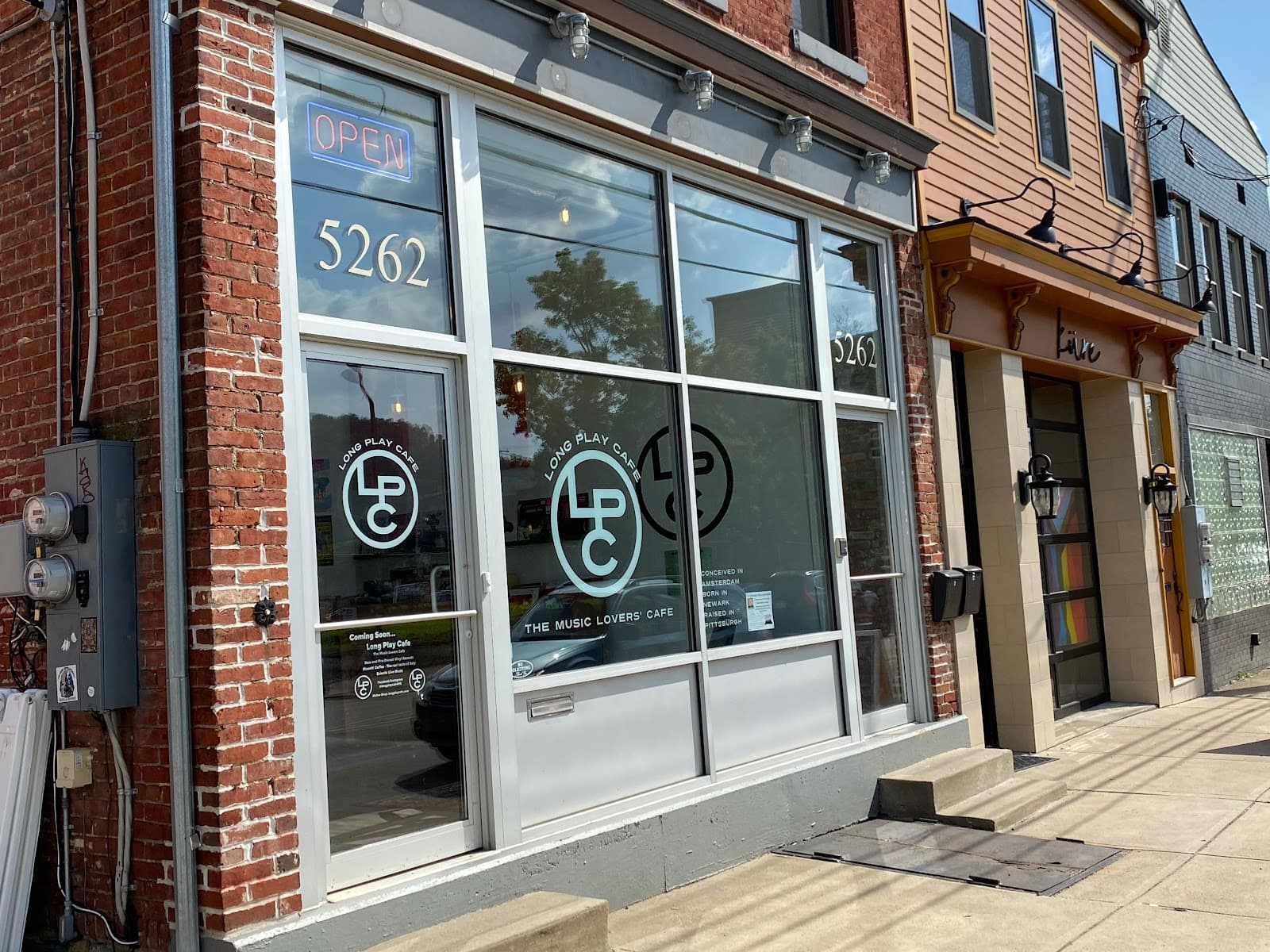 Long Play Cafe record store in Pittsburgh, Pennsylvania
