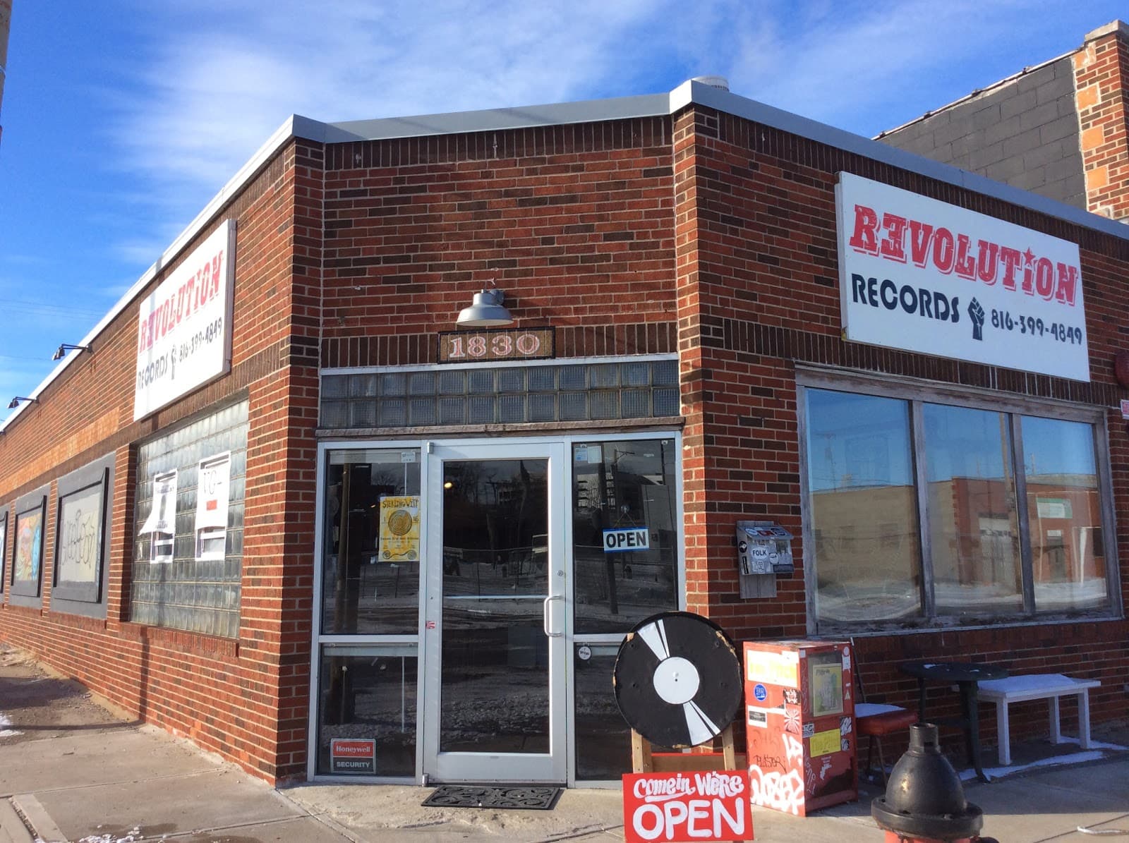 Revolution Records record store in Kansas City, Missouri